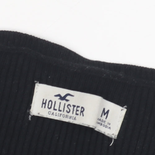 Hollister Women's Black Jumper M