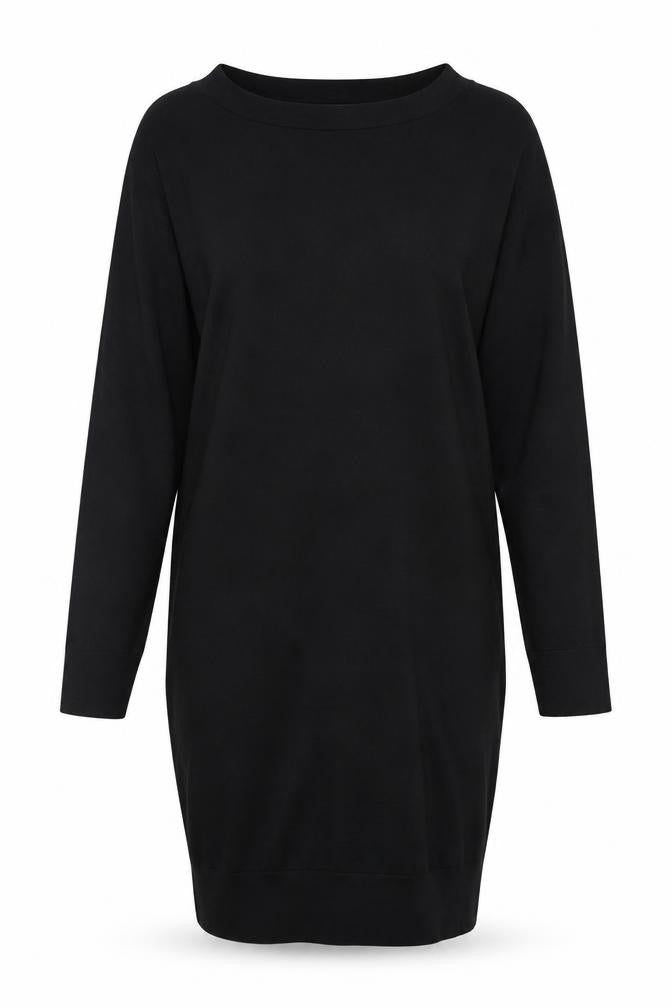 La Redoute Women Black Dress M Lightweight Knit