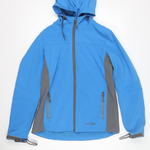 Mountainlife Women's Blue Soft Shell Jacket Size 12