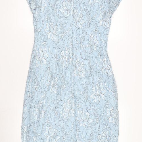 Chianti Women's Blue Sheath Dress Size 12