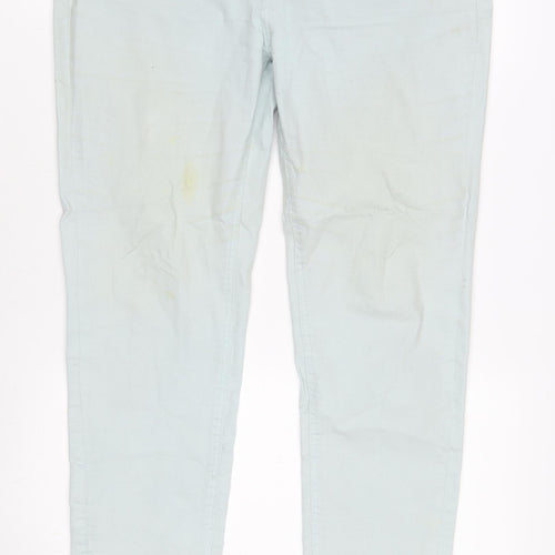 Millie Women's Blue Ankle Trousers Size 14