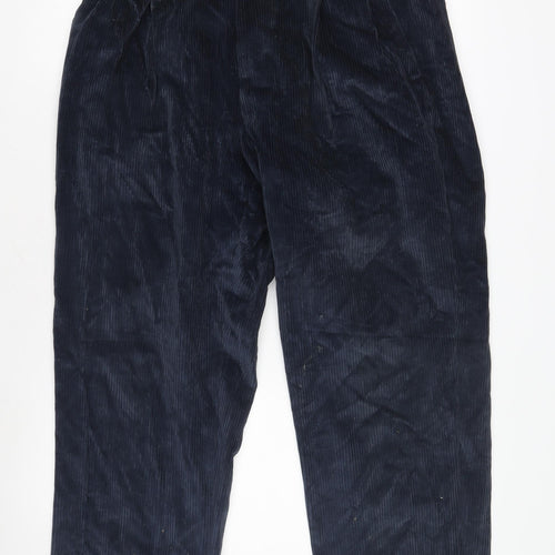 Marks and Spencer Men's Blue Corduroy Trousers 36R