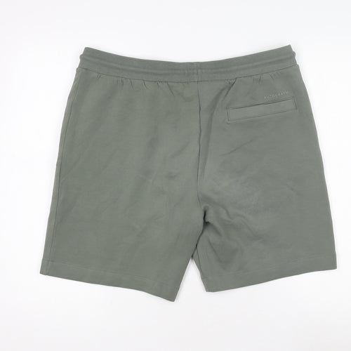 Marks and Spencer Green Sweat Shorts L Unisex Casual