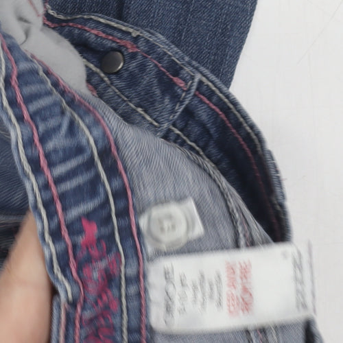 Baxter Girls' Blue Bootcut Jeans, Size 5, Ripped, Casual
