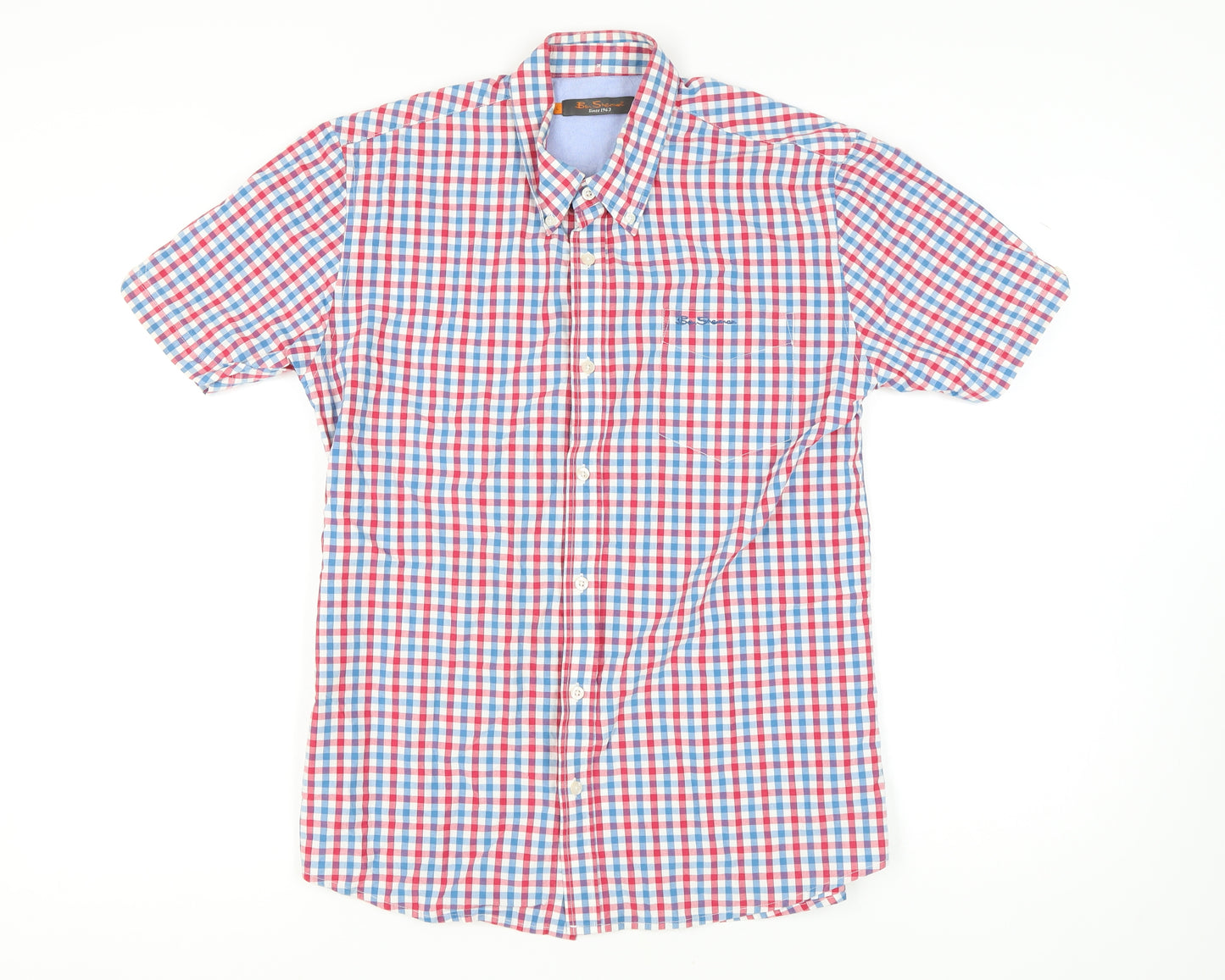 Ben Sherman Men's Multicoloured Check Shirt L