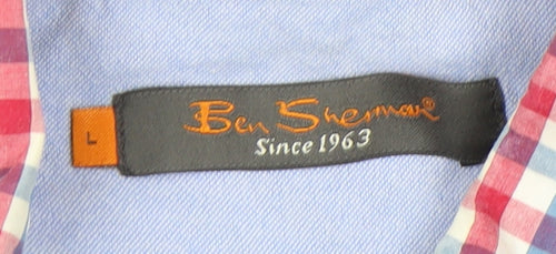 Ben Sherman Men's Multicoloured Check Shirt L