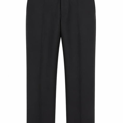 Milan Collection Men's Black Dress Trousers, Size 34