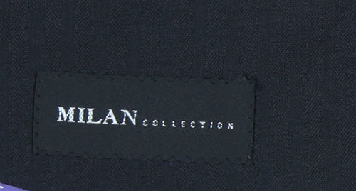 Milan Collection Men's Black Blazer 40R Business Jacket