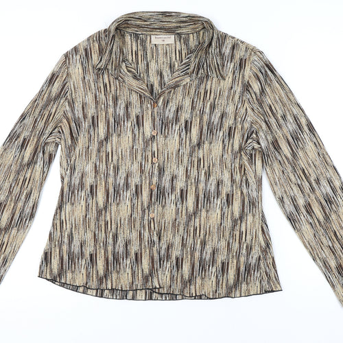 Bonmarché Women's Multicoloured Button-Up Shirt