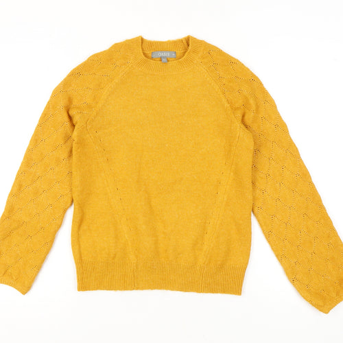 Oasis Women Yellow XS Pullover Jumper
