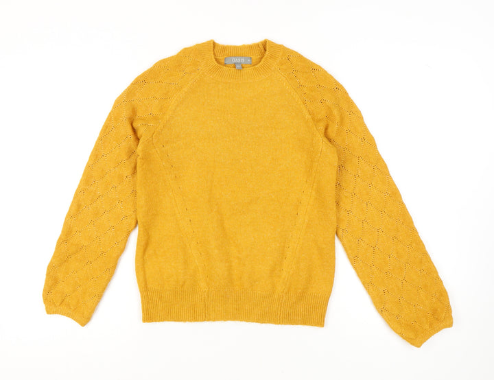Oasis Women Yellow XS Pullover Jumper