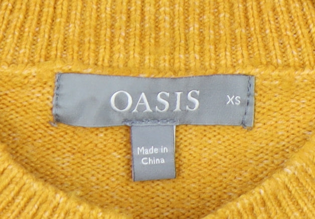 Oasis Women Yellow XS Pullover Jumper