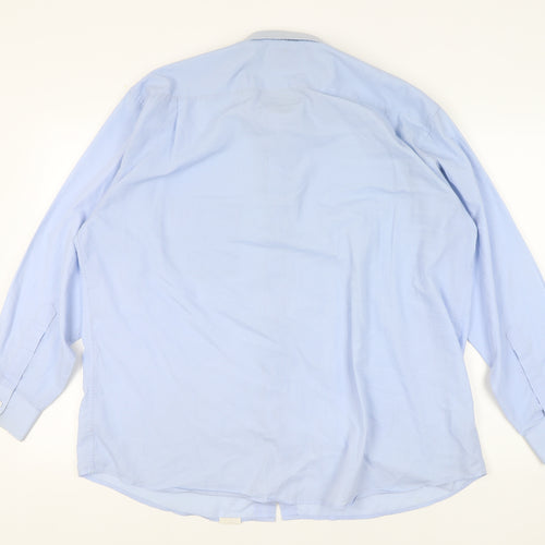 Van Heusen Men's Blue Long Sleeve Shirt, Size 18