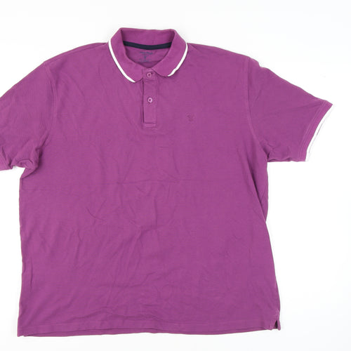 James Pringle Men's Purple XL Polo Shirt