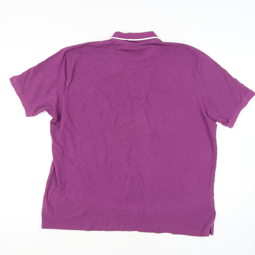 James Pringle Men's Purple XL Polo Shirt