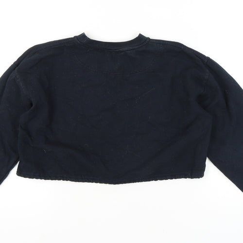 Blue Rinse Women's Black Polka Dot Sweatshirt L