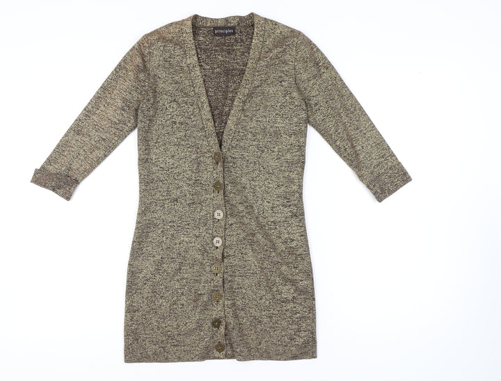 Principles Women's Brown Cardigan Size 8