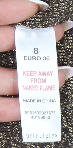 Principles Women's Brown Cardigan Size 8