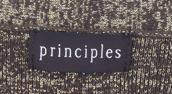 Principles Women's Brown Cardigan Size 8