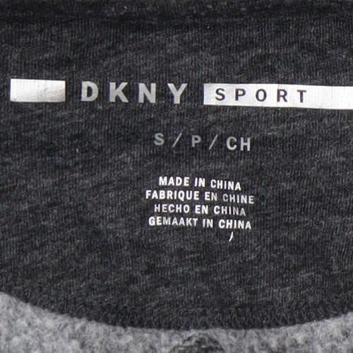 DKNY Grey Women's Pullover Hoodie, Size S