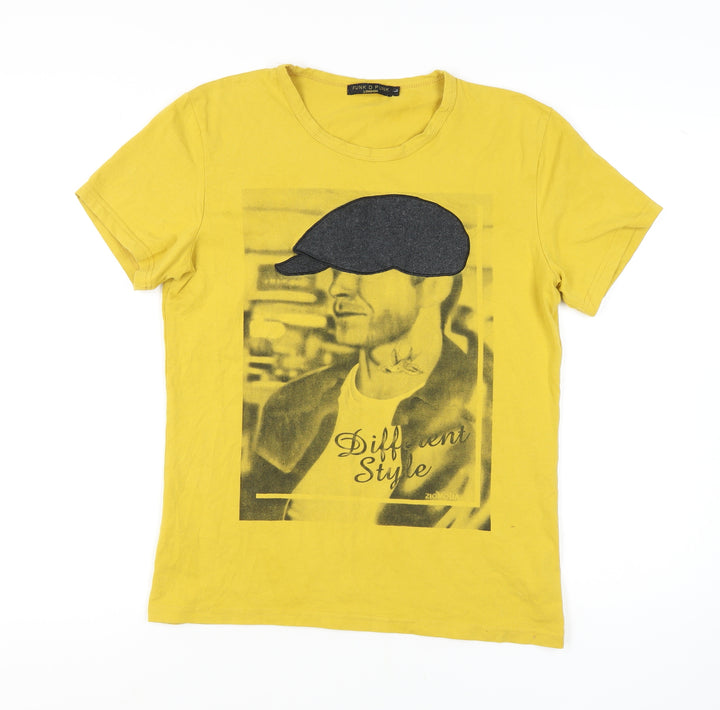 Funk D Punk Yellow Unisex T-Shirt, Size Regular
