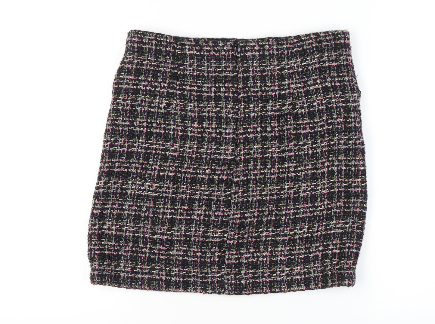 Monsoon Women's Multicoloured Check Pencil Skirt Size 12