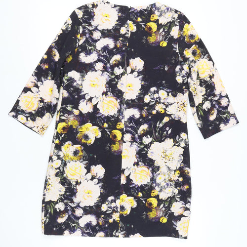 Warehouse Women's Floral Dress Multicoloured Size 16