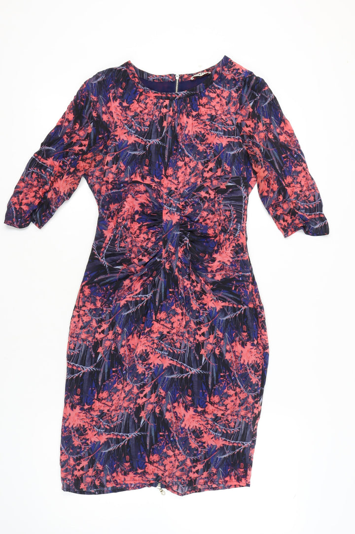 Whistles Women's Multicoloured Silk Dress Size 12