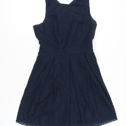 Jack Wills Women's Blue A-Line Dress, UK 10