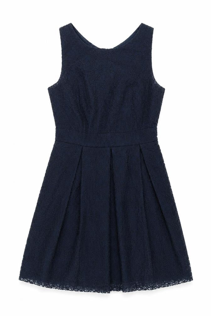 Front view of Jack Wills Women's Blue A-Line Dress, UK 10