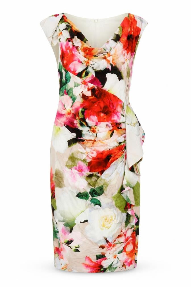 Front view of Phase Eight Women's Multicoloured Floral Dress