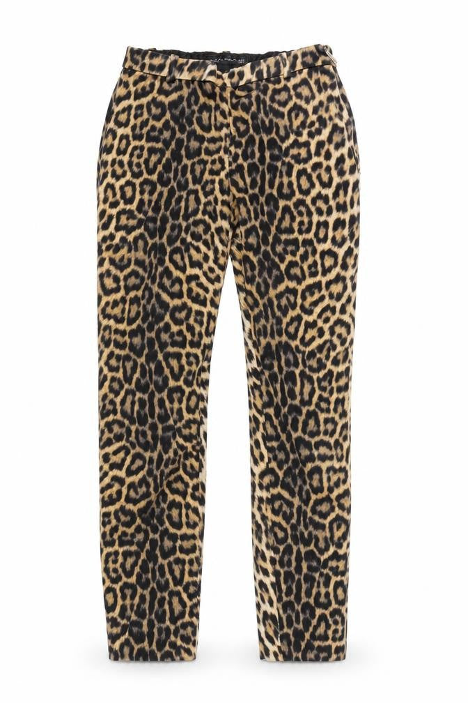 Zara Woman XS Multicoloured Animal Print Trousers