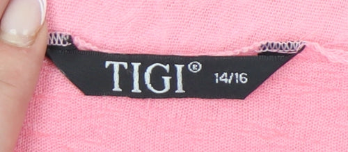TIGI Women's Pink Camisole, Size 14, Lightweight