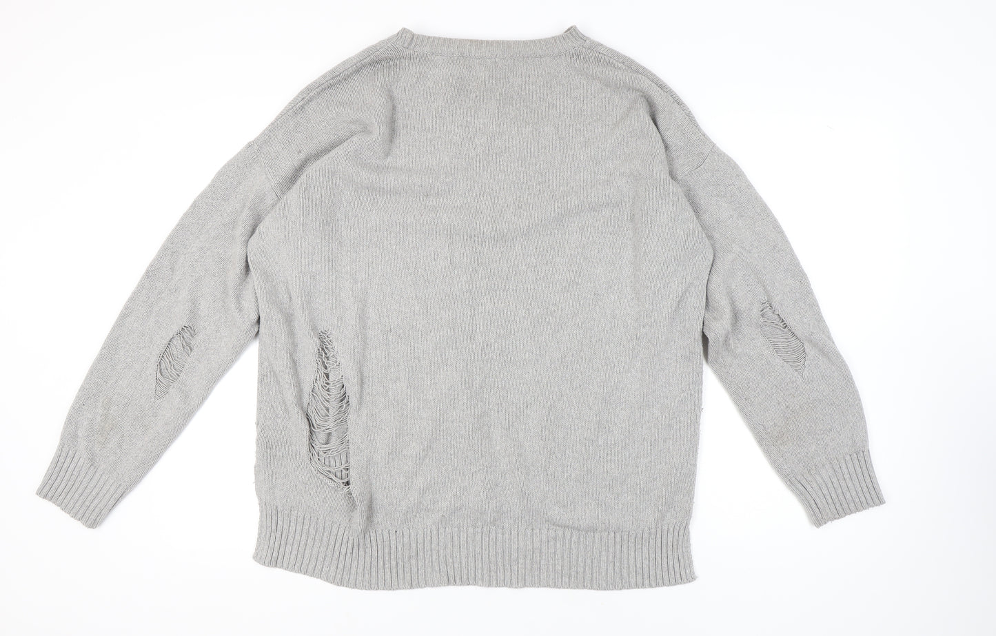 New Look Men's Grey Pullover Jumper XL Knit