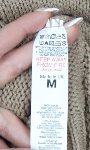 Pretty Little Thing Beige Roll Neck Pullover M