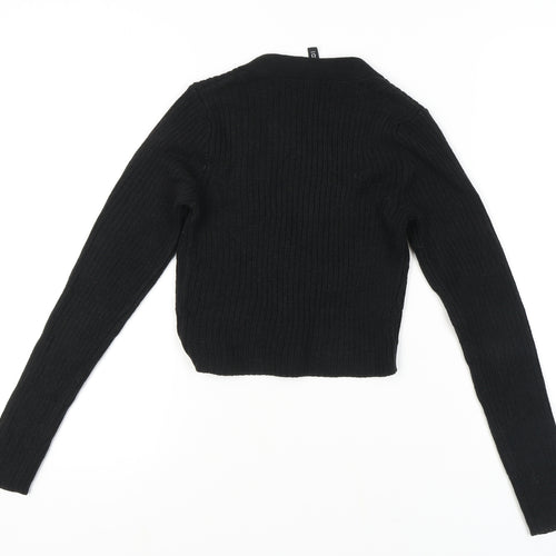 H&M Women's Black Cardigan XS V-Neck
