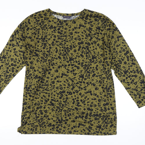 Marks and Spencer Women's Multicoloured Animal Print T-Shirt