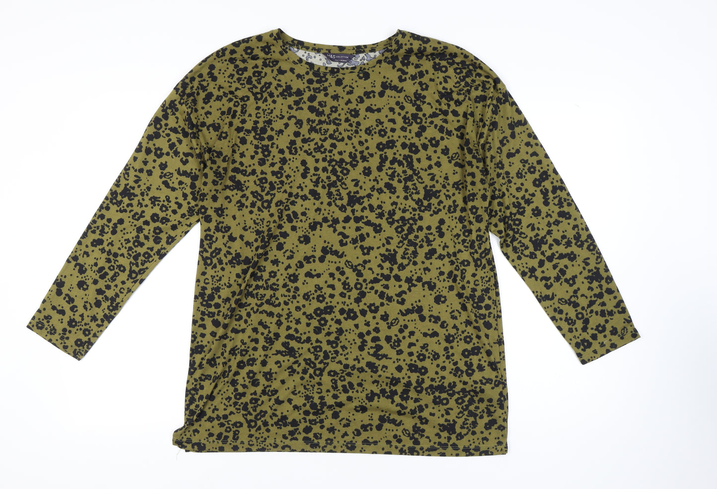 Marks and Spencer Women's Multicoloured Animal Print T-Shirt