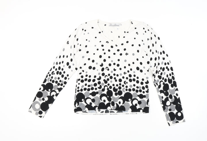 Pure & Natural Women's Multicoloured Pullover Jumper, Size 16