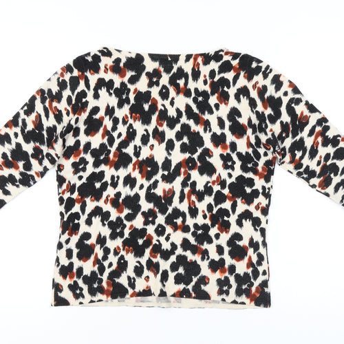 Minuet Women’s Multicoloured Animal Print Jumper M