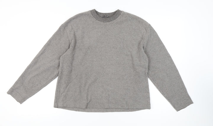 Zara Women's Grey Pullover Jumper Size 12