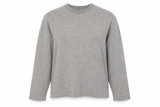 Front view of Zara Women's Grey jumper, size 12