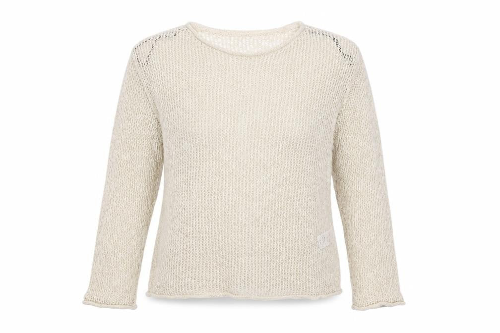 Front view of Marks & Spencer Women's Ivory Knit jumper M
