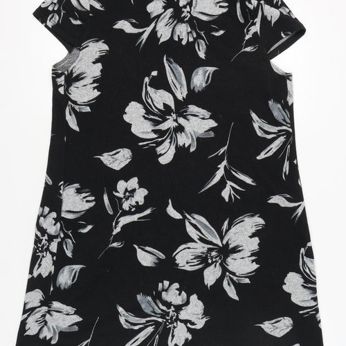 Izabel London Women Black Floral Plus Size Dress