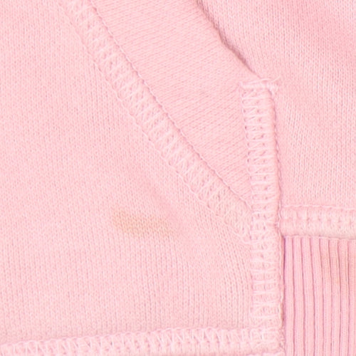 FatFace Pink Girls Candy Graphic Hoodie 8-9 Years