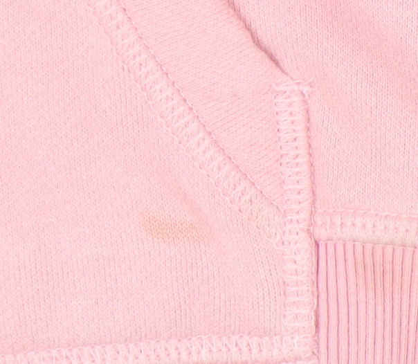 FatFace Pink Girls Candy Graphic Hoodie 8-9 Years