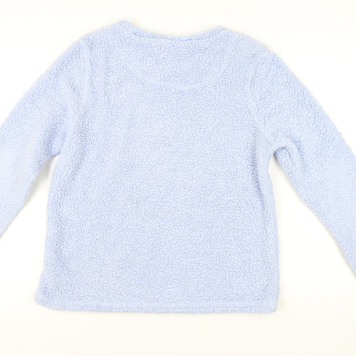 Sesame Street Women's Blue Fleece Jumper - Size 12-14