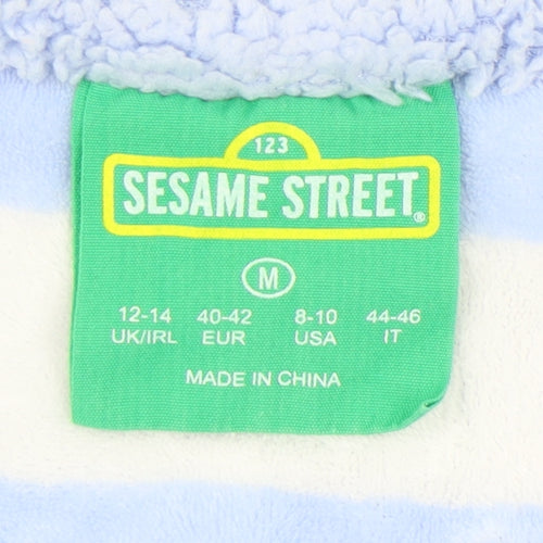 Sesame Street Women's Blue Fleece Jumper - Size 12-14