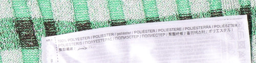 MNG Women's Green Check Skirt, Size M