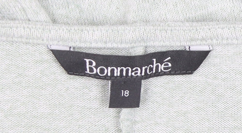 Bonmarché Women's Green Pullover Jumper Size 18